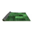 thumbnail image 2 of Ahgly Company Indoor Square Patchwork Emerald Green Transitional Area Rugs, 8' Square, 2 of 4