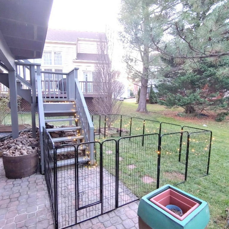 Temporary dog clearance enclosure