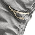 thumbnail image 7 of Men's Cargo Sweatpants Drawstring Colorblock Multi Pockets Loose Fit Joggers Trouser Pants for Men Fall Winter (XL, Gray), 7 of 7