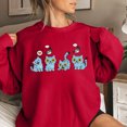 thumbnail image 2 of Moonsky Sudadera pop Demon Hun/er, sudadera Huntrix con cuello redondo, jersey de manga larga para mujer y hombre, ropa de calle, moda urbana (Rojo 2XL), 2 of 4