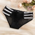 thumbnail image 2 of Sngxgn Women's Panties Pack, Classic Cotton Brief Underwear(Black,M), 2 of 5