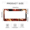 thumbnail image 6 of Red Gold Marble License Plate Frames for Women Men Car Plate Holder Cover Metal Tag Aluminum Car Accessories Front Rear Plate Decor, 6 of 6