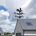 thumbnail image 3 of Metal Rooster Weathervane Vintage Hollow Wind Direction Indicator, 3 of 3