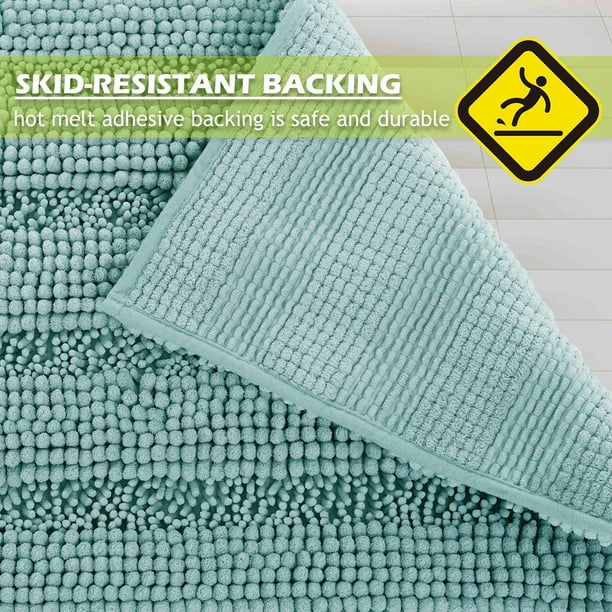 MWYY Bath Rugs Soft Large Bathroom Rugs Farmhouse Floor Cover Water