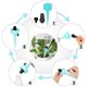 thumbnail image 5 of Self Watering Spikes,Plant Waterer,Plant Watering Devices, Automatic Vacation Drip Irrigation Watering Bulbs Globes Stakes System with Slow Release Control Switch (6Pcs), 5 of 7