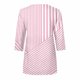 thumbnail image 5 of Camiseta de Verano de la Mujer con Cremallera de Moda de Ajuste Suelto Impresa 3/4 Manga Suelta Cómoda Primavera Y Verano Top de Verano de la Mujer, 5 of 5
