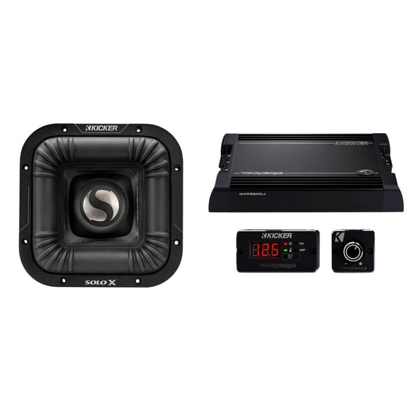 Kicker 49L7X81 - SoloX L7X 8-Inch Competition Subwoofers & WXA3600.1 Warhorse Mono Amplifier