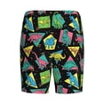 thumbnail image 4 of Yiaed Geometric Dinosaur for Men's Soft Sleep Pajama Short Lounging Pajama Shorts-XX-Large, 4 of 8