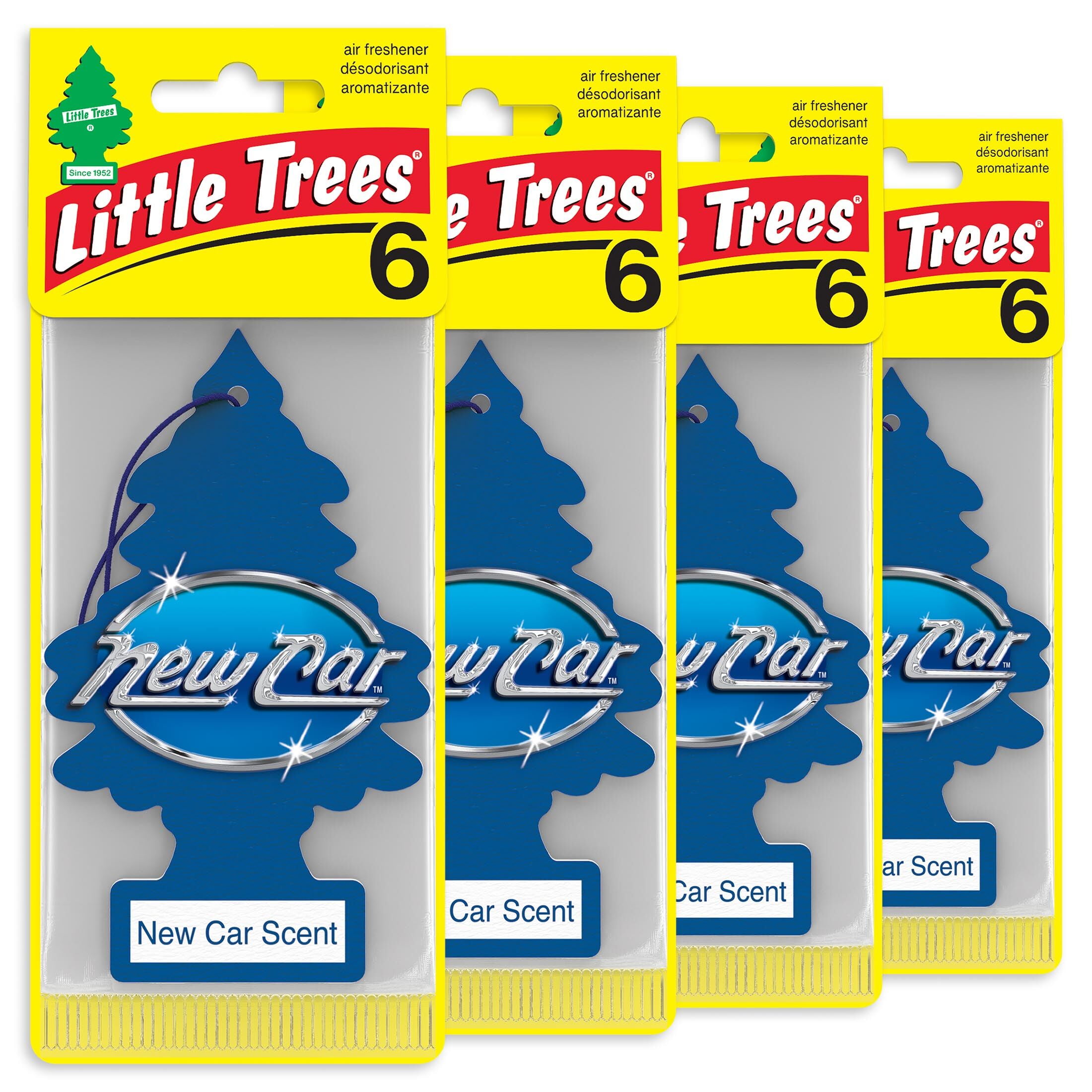 LITTLE TREES air freshener New Car Scent 24 Count
