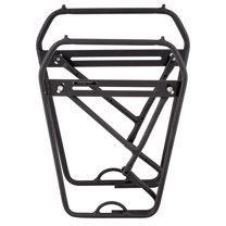 Axiom Journey Suspension & Disc Low-Rider Pannier Rack – Black, Fits Most Suspension Forks With Disc Brakes