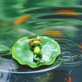 thumbnail image 2 of Garden Statue,Resin Ornament Funny DIY Miniature Figurines for Outside Pond Pool Patio Porch Backyard Miniature Bright Colors Blend Perfectly With The Pond Scenery(G), 2 of 6