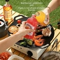 thumbnail image 4 of 36cm Japanese-Inspired Smokeless Electric Grilling Pan: Non-Stick Iron BBQ Plate for Indoor/Outdoor Use, Versatile Sizes Available (28-38cm), Ideal for Healthy Barbecue and Easy Cleanup, 4 of 6