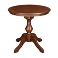 thumbnail image 1 of International Concepts K581-30RT-11B Table de Salle à Manger sur Piédestal Rond de 28,9 x 30 Po - Expresso, 1 of 1