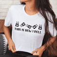 thumbnail image 2 of This Is How I Roll Tee Athletic Heather S Peachy Sunday T-Shirt, 2 of 3