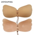 thumbnail image 2 of ZXYOUPING Sujetador sin tirantes autoadhesivo para mujer Super Push Up silicona Invisible ropa interior pezón cubiertapangjing, 2 of 4