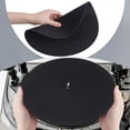 thumbnail image 4 of 3 alfombrillas para tocadiscos de vinilo, redondas y planas, de fieltro, color negro, de 295 x 1,5 mm., 4 of 5