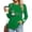 #184-Green, variant on Craaazy Women's Casual St. Patrick's Day Long Sleeve Crewneck Loose Green Theme T-Shirts Gifts