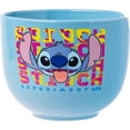 thumbnail image 5 of Silver Buffalo Disney Lilo and Stitch Experiment 626 Ceramic Ramen Noodle Rice Bowl with Chopsticks, Microwave Safe, 20 Ounces, 5 of 9