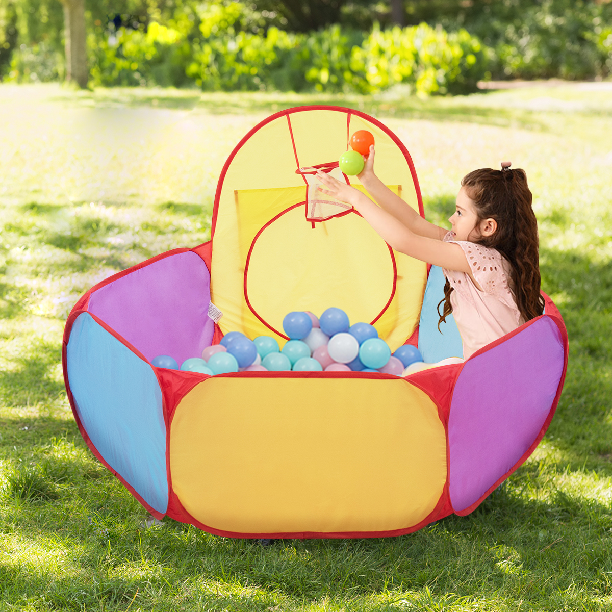3 En 1 Tente Jouet Avec Tunnel Piscine A Boules Pour Bebe Nvient Aux Jeux Dinterieur Et Dexterieur Tente De Jeu Pour Enfants Rouge Tentes De Jardin Jeux D Imitation Lawawarenesssociety In