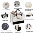 thumbnail image 2 of Bolsa Tote KDBDSYZB Novia 2025 de Lona con Bolsa de Maquillaje, 2 of 8