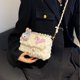 thumbnail image 5 of Bolso de mano tejido Ticfox Bolso magnético de felpa, 5 of 8