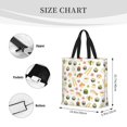 thumbnail image 4 of Vsdgher Sushi and Rolls print Tote Bag for Women Shoulder Bag with Zipper Large Shoulder Bag Handle Handbag Portable Washable for Travel, Work, 4 of 8