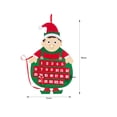 thumbnail image 5 of Calendario de Adviento de Navidad, calendario de Navidad, manualidades, 24 días, calendario de Adviento colgante de fieltro para vacaciones en la, 5 of 5
