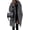 Dark Grey, variant on Women Winter Faux Fur Coats Lapel Long Sleeve Fuzzy Fleece Outerwear Button Down Sherpa Jackets Fall Outfits