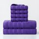 thumbnail image 1 of Xiao Hua Juego de toallas, toallas moradas para baño (6 piezas - Toalla de baño: 70*140cm, Toalla: 34*75cm, Toalla de mano: 34*34cm, Toallas de algodón premium para baño en liquidación), 1 of 4