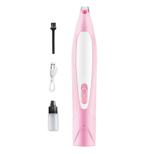 10ml Trimmer LED Light Trimming Efficient Low Noise Grooming Push Clipper Suitable For Cats And Dogs Stainless Steel