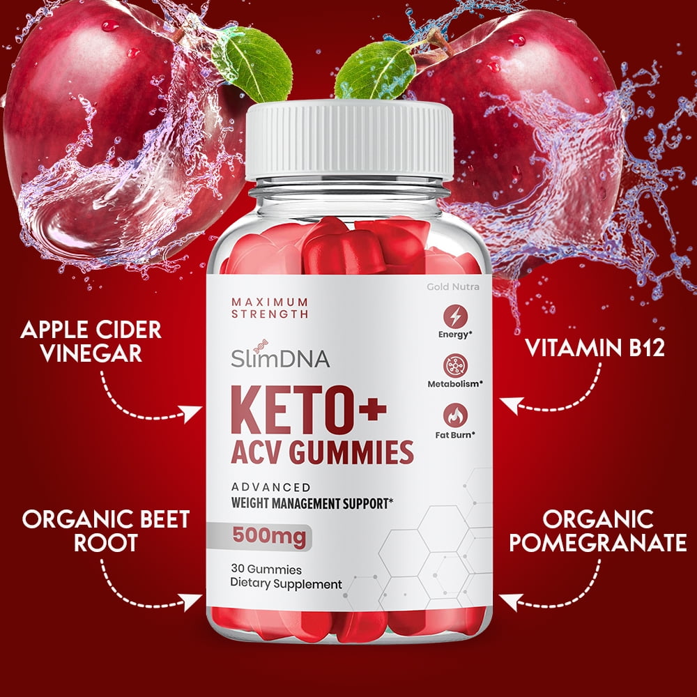 Slim DNA Keto + ACV Gummies (2 Pack)