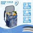 thumbnail image 6 of Cooler Backpack Portable Backpack Coolers for Men & Women,Bohemian Tribal Lunch Backpack for Picnics, 6 of 6