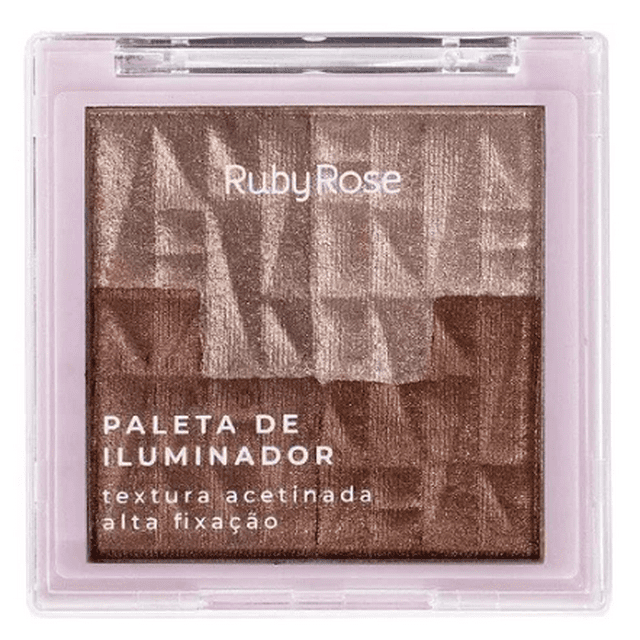Paleta De Rubor Iluminador Blush Feels Ruby Rose 02 Glowist