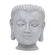 thumbnail image 4 of Maceta con forma de cabeza de Buda, maceta para plantas, decoración creativa gris, adorno, regalo para plantas. Estilo C, 4 of 9