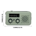 thumbnail image 2 of RKSTN une Radio à Manivelle, Lampe de Poche Radio Solaire d'Urgence, 2 of 8