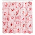 thumbnail image 3 of Ambesonne Rose Shower Curtain, Fresh Garden Yard, 69"Wx75"L, Pale Pink, 3 of 3