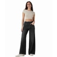 thumbnail image 3 of Jeans for Women High Waisted Pull on Baggy Jeans Straight Casual Denim Pants with Pockets, 3 of 9