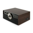thumbnail image 4 of Victrola 6-in-1 Wood Empire Mid Century Modern Bluetooth Record Player with 3-Speed Turntable, CD, Cassette Player and Radio, 4 of 17