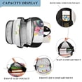 thumbnail image 4 of Backpack 12.9 *5.1 * 17.7 Inches Outing Backpack, Shopping Backpack, Travel Backpack Super Cool Owl, 4 of 7
