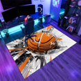 thumbnail image 4 of Sports Football Area Rugs, Painted Game Carpet, Washable Non Slip Low Pile Soft Rug for Entryway Living Room Bedroom Decor Mat 3ftx4ft, 4 of 8