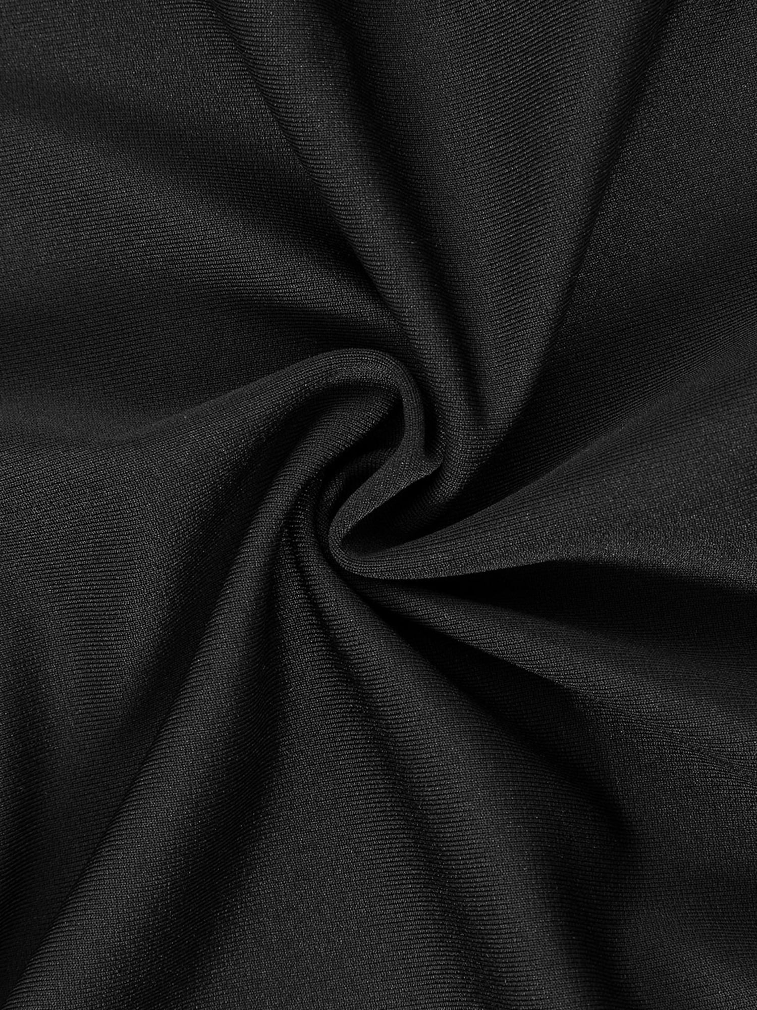 Unique Bargains Women's Plus Size Off Shoulder Peplum Summer High Waist Top 3X Black
