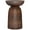 Dark Brown, variant on Allora 13" Round Contemporary Solid Wood Accent Table in Warm Dark Brown