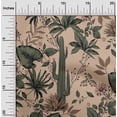 thumbnail image 2 of oneOone Georgette Viscose Light Brown Fabric Tropical Sewing Material Print Fabric By The Yard 42 Inch Wide, 2 of 4
