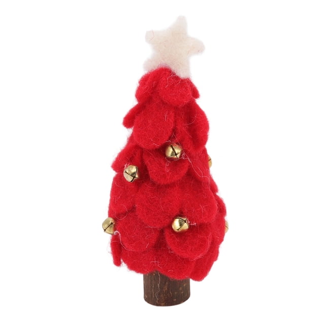 Adornos De Madera De Fieltro De Lana Para Decoración De árboles De Navidad Pequeños