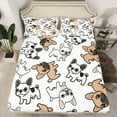 thumbnail image 2 of Castle Fairy Cartoon Dogs 4 Pieces Queen Sheet Sets for Child,Kawaii Animal Ultra Soft Flat Sheet,Cute Pet Queen Fitted Sheet,Ultra Soft Home Decor, 2 of 7