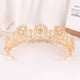 thumbnail image 3 of Nvzi Tiara de boda para novia, diadema de princesa, corona de novia, joyería para el cabello con diamantes de imitación de cristal,graduación, boda, fiesta de disfraces (blanco), 3 of 3