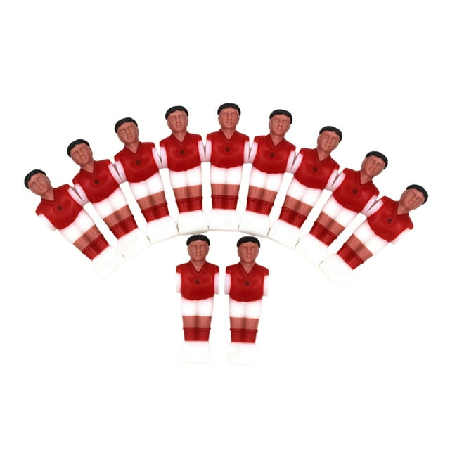 Futbolín de mesa Cola 11 Uds Rojo de resina