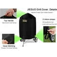 thumbnail image 2 of 22 Inch Grill Cover for Weber Charcoal Kettle, Heavy Duty Waterproof BBQ Cover by JIESUO, 2 of 7