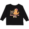 thumbnail image 3 of Inktastic Bring Back The 90s Cool Orange Cat Boys or Girls Long Sleeve Toddler T-Shirt, 3 of 5