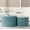 Blue, variant on YWEN Nesting Round Coffee Table Set of 2, Modern Wood Drum Side Accent End Table Embossed Design Circular Coffee Table Set for Living Room Bedroom